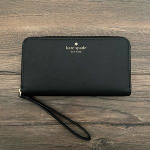 Kate Spade Black Wristlet/Wallet